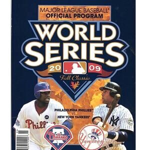 2009 MLB World Series Official Program NY Yankees Philadelphia Phillies